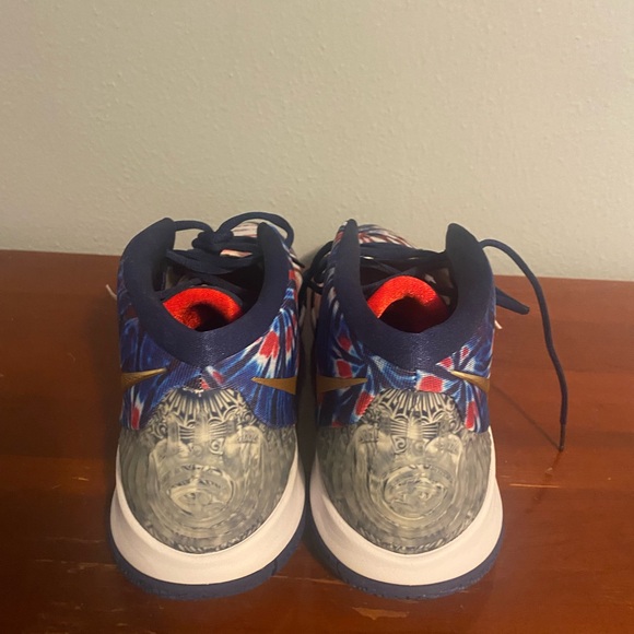Nike Red, Blue, and Gold Athletic Shoes Nike Kyrie2 - Picture 9 of 9